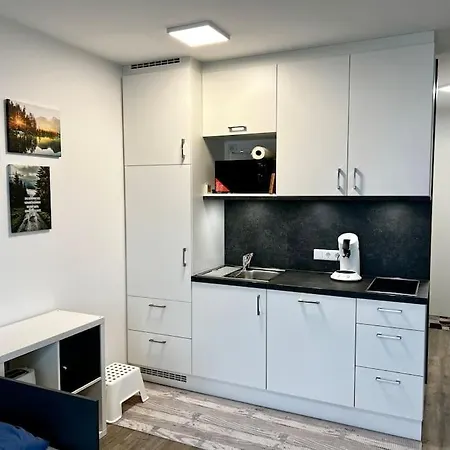 Carefree Mikroapartment Inkl. Balkon + Tiefgarage אוגסבורג