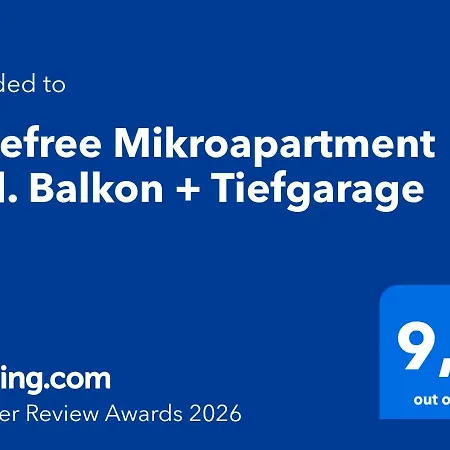 Carefree Mikroapartment Inkl. Balkon + Tiefgarage Lägenhet Augsburg