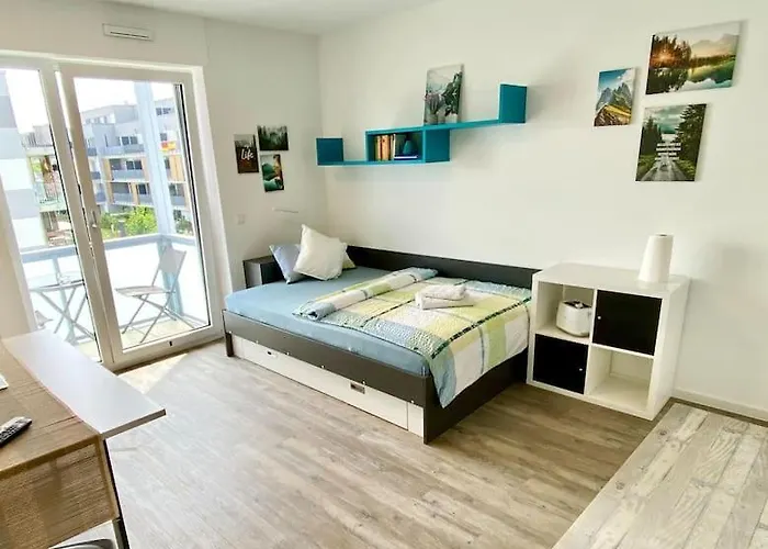 Carefree Mikroapartment Inkl. Balkon + Tiefgarage Apartamento Augsburgo